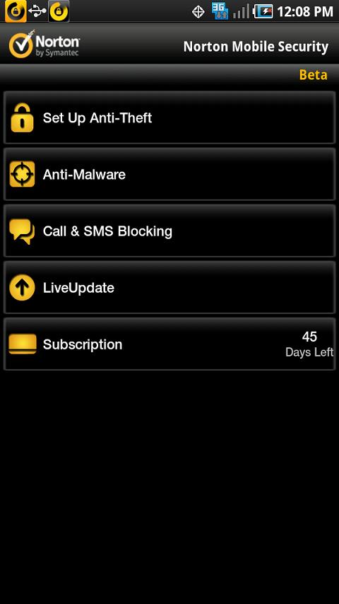 Norton Mobile Security (Beta) Android