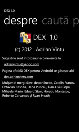 DEX pentru Windows Phone