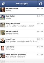 Facebook Messenger pentru BlackBerry