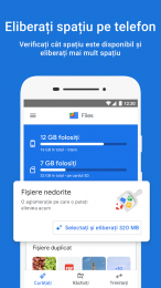 Files de la Google: eliberați spațiu pe telefon