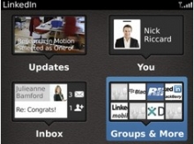 LinkedIn for BlackBerry