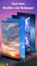 Real Time Weather Live Wallpaper 3D