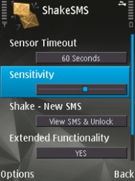ShakeSMS  - Symbian